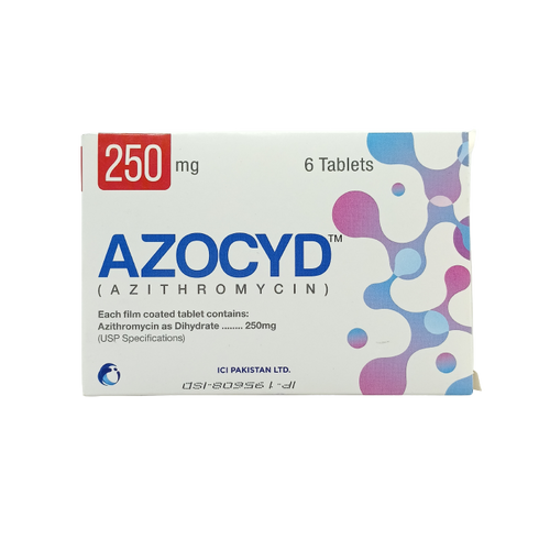 Azocyd 250mg Tablets 1X6'S