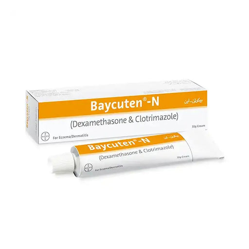 BAYCUTEN N CREAM 30GM 1S - Meri Pharmacy