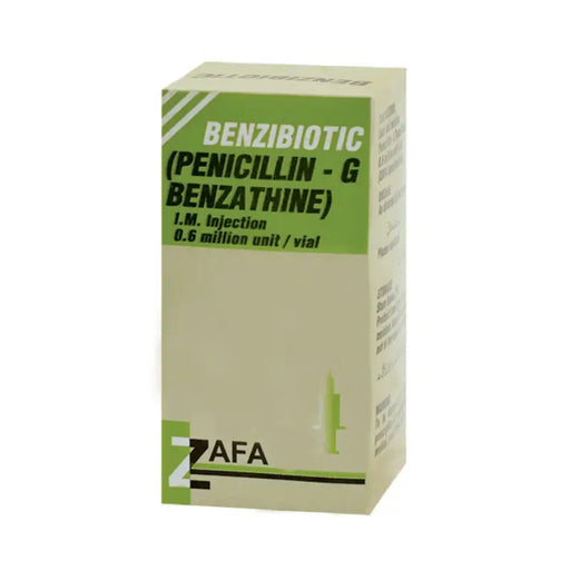 Box of Benzibiotic with ZAFA branding on a white background