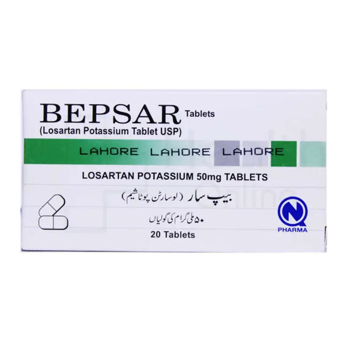 BEPSAR TABLET 50 MG 2X10S - Meri Pharmacy