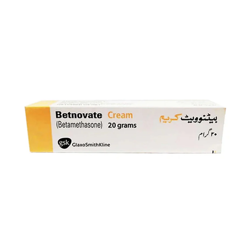 Betnovate Cream packaging with GSK logo on a white background