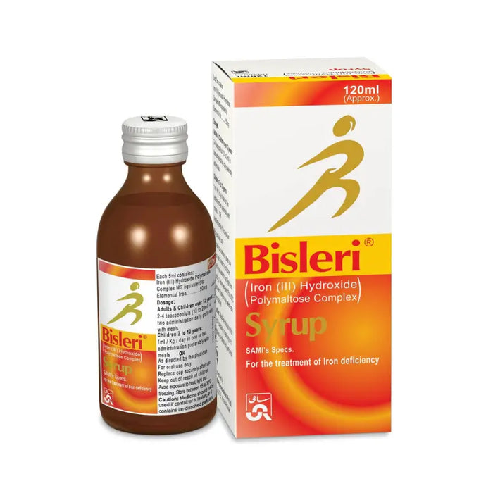 Bisleri syrup bottle and packaging on a white background