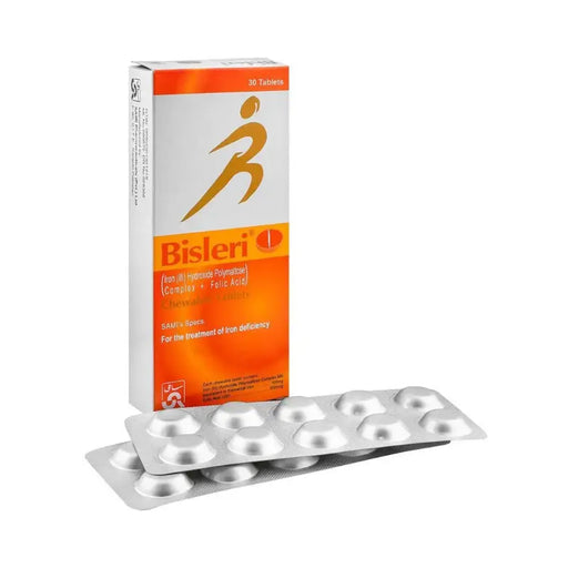 Bisleri tablet packaging on a white background