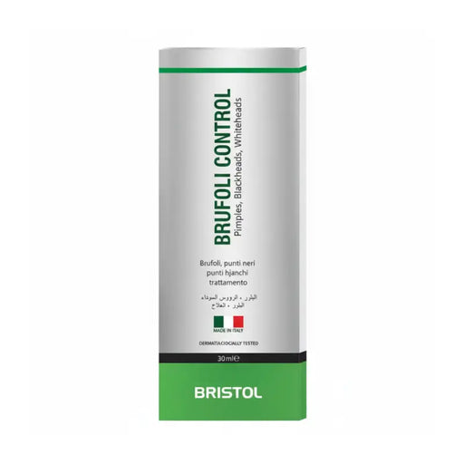 Brustoli Control packaging with Bristol branding on a white background