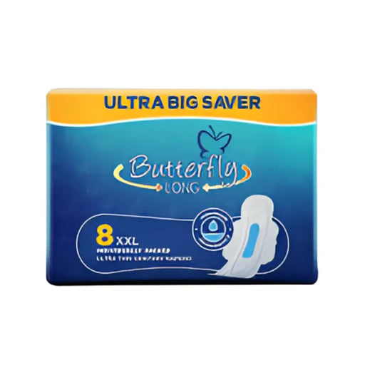 Butterfly Ultra Big Saver packaging of XXL sanitary pads on a white background