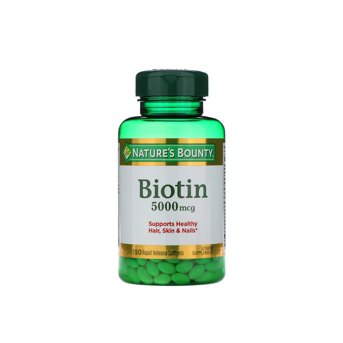 NATURES BOUNTY BIOTIN 5000MCG 72TAB 1S