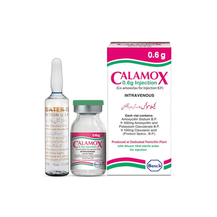 CALAMOX INJECTION 0.6 GM 1S