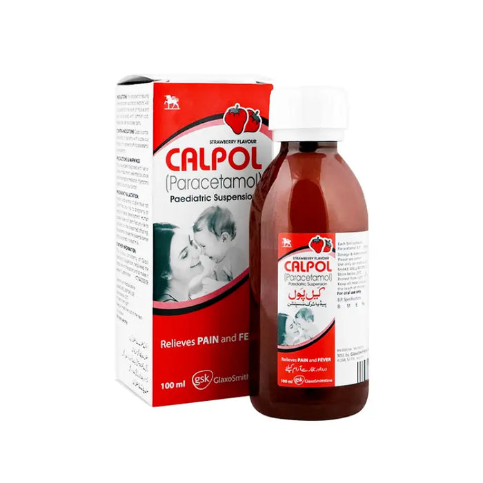 CALPOL PEAD SUSPENSIONEN STRAWBERRY 100ML