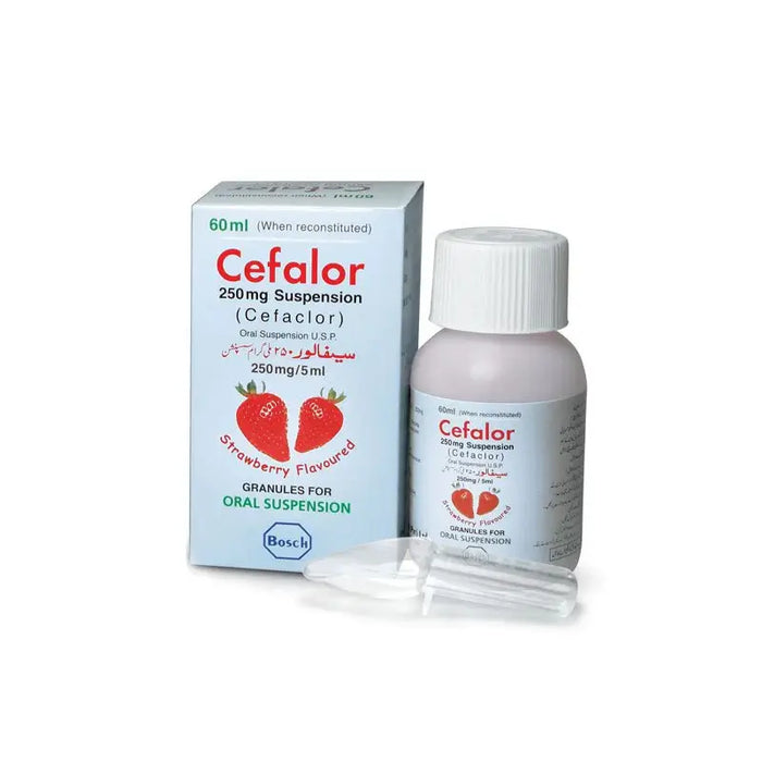CEFALOR SUSPENSION 250MG 60ML 1S