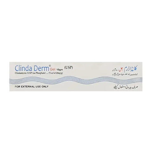 Clinda Derm Gel packaging on a white background