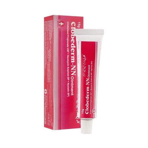 Clobederm NN ointment tube and packaging on a white background