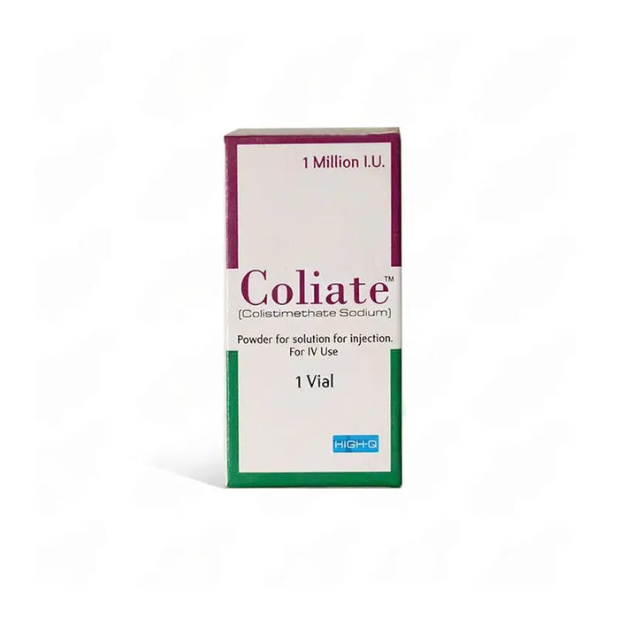 COLIATE INJECTION 1 MILLION IU IV 1S