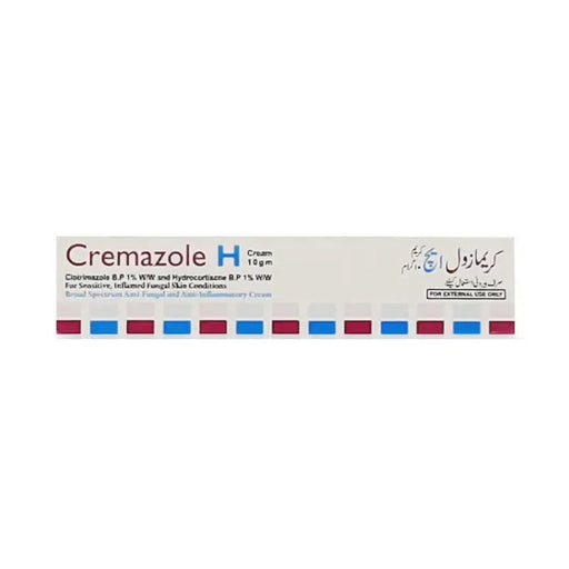 Cremazole H cream packaging on a white background