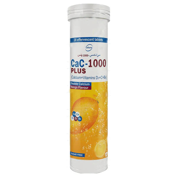 CAC1000 PLUS TABLET MANGO 1X20S 1S - Meri Pharmacy