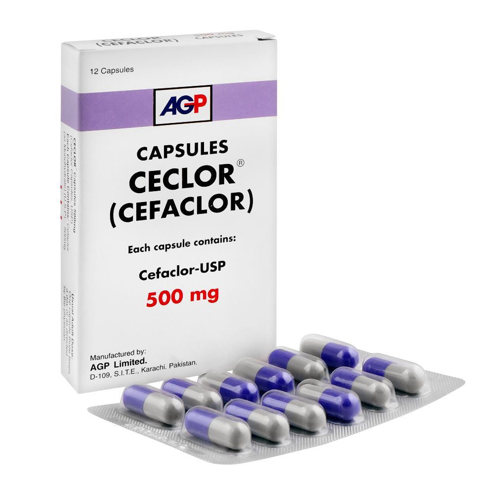 Ceclor Capsule 500 mg 12S