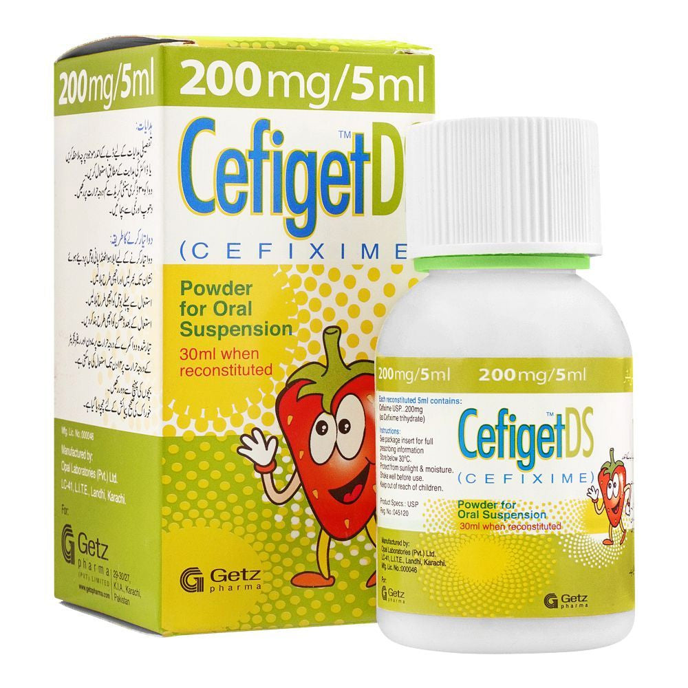 Cefiget Suspension DS 200mg/5ml 30ml 1S