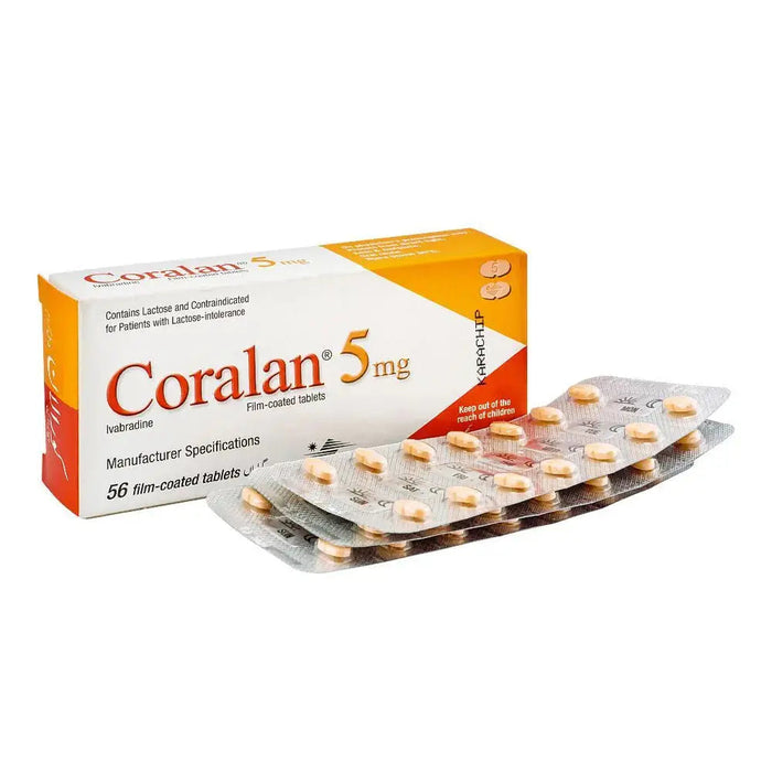 CORALAN 5MG TABLET 4X14S