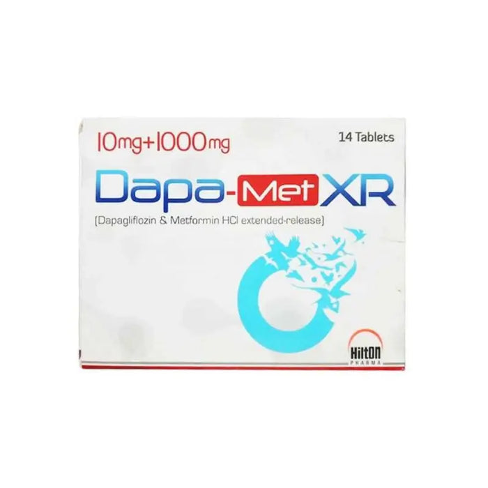 DAPA MET XR 10/1000 MG 2X7S