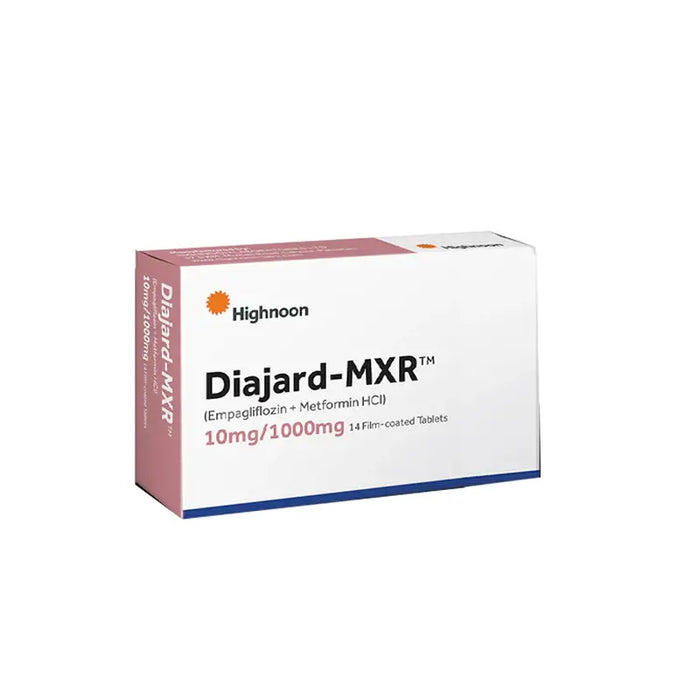 DIAJARD-MXR 10/1000MG TAB 2X7S