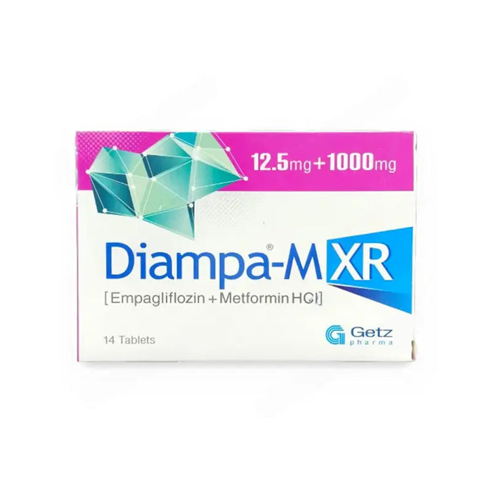 DIAMPA-M XR TABLET 12.5MG+1000MG 2X7'S