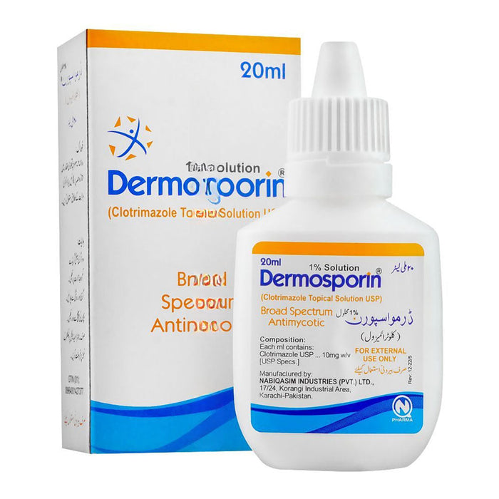 DERMOSPORINÂ SOLN 1 % 20 ML 1S