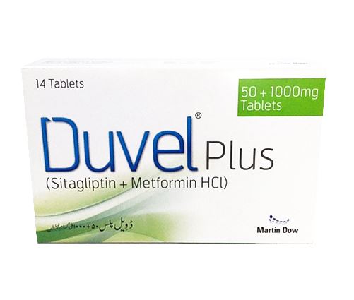 DUVEL PLUS 50/1000MG TABLET 2X7S