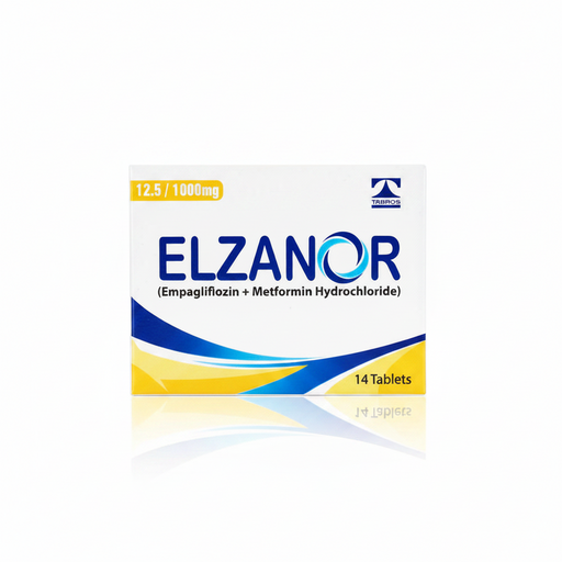 ELZANOR 12.5MG/1000MG TABLETS 1X14'S