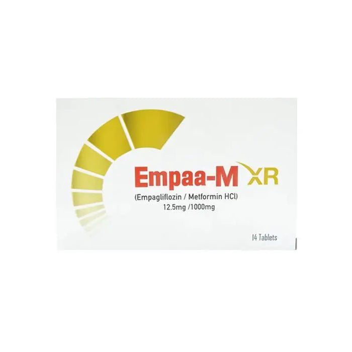 EMPAA-M XR TABLET 12.5MG/1000MG 2X7'S