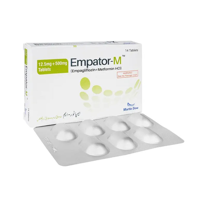 EMPATOR-M 12.5MG+500MG TABLETS 2X7S