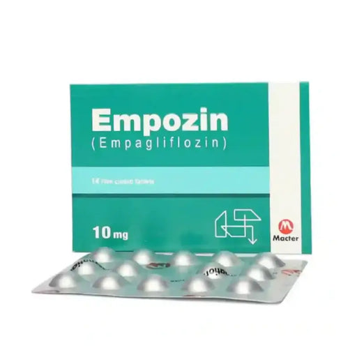 Empozin 10mg Tablets for managing type 2 diabetes and glycemic control.