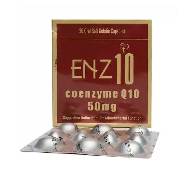 ENZ 10 SOFTGEL CAP 50MG 2X10S
