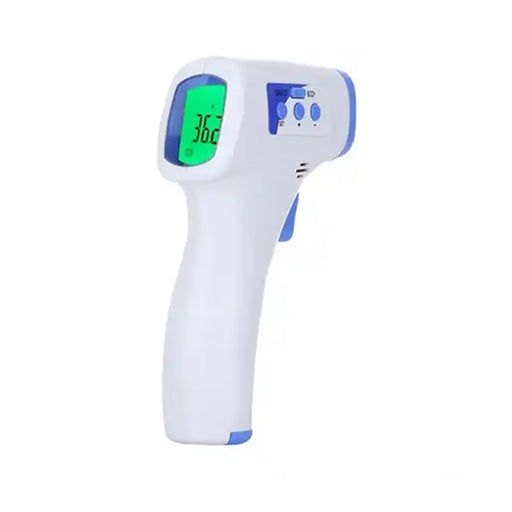 Infrared thermometer on a white background