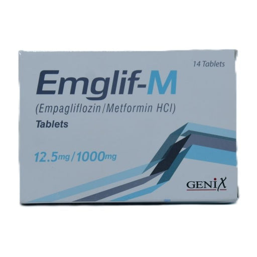 EMGLIF-M 12.5MG/1000MG TABLETS 4X7S
