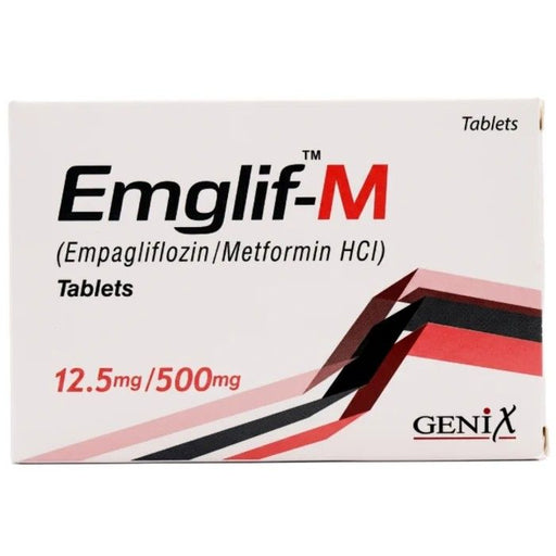 EMGLIF-M 12.5/500MG TABLETS 4X7'S