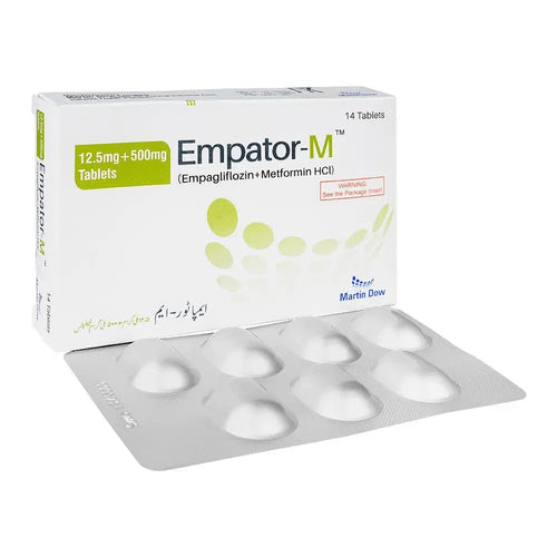 Empator-M 12.5mg+500mg Tablets 2X7S