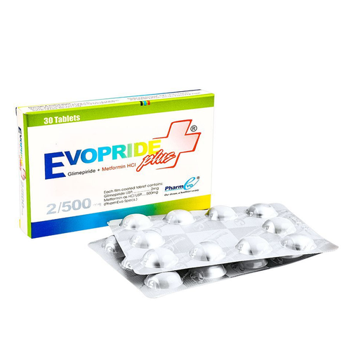 Evopride Plus Tablet 2/500 mg 3X10S