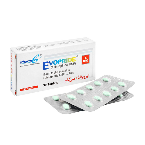 Evopride Tablet 4 mg 3X10S