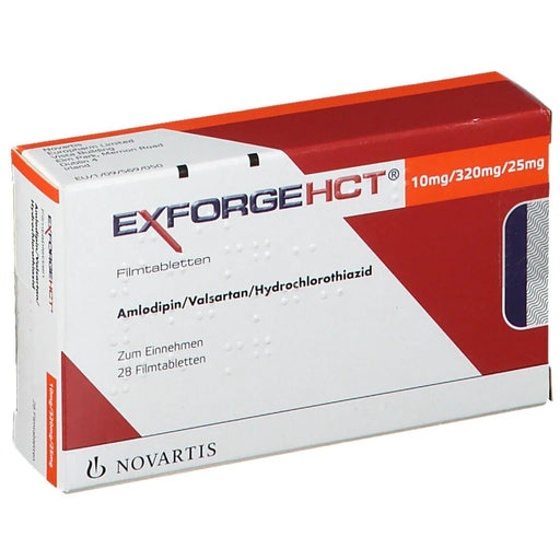 EXFORGE HCT TABLET 10MG/320MG/25MG 2X7S