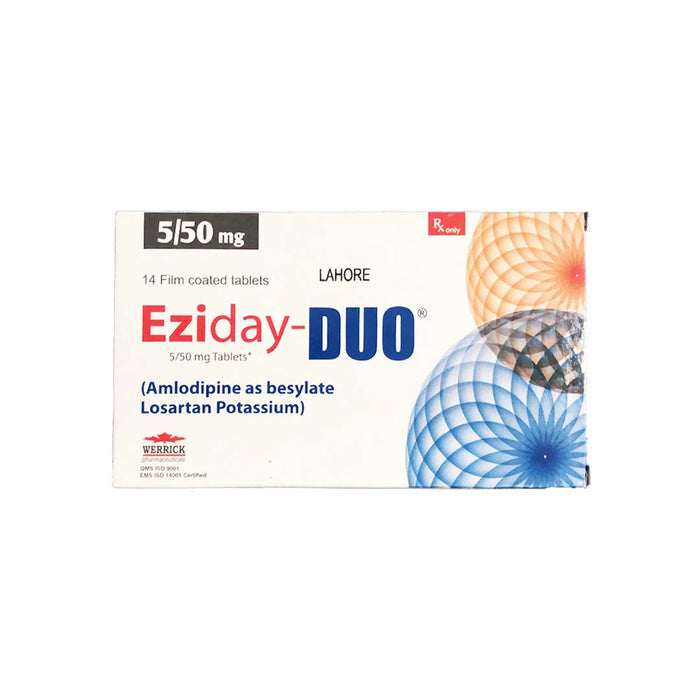 EZIDAY DUO 5/50MG TABLET 1X14S