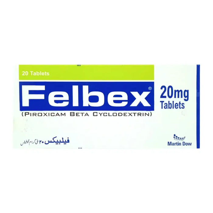 FELBEX 20MG TABLET 2X10S