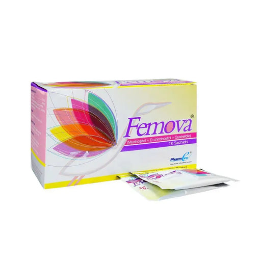 Femova Sachets support women's health by providing essential nutrients. Buy online in Pakistan with fast and reliable delivery.