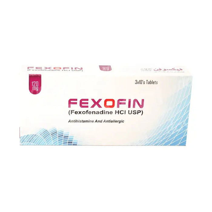 FEXOFIN 120MG TABLET 3X10S