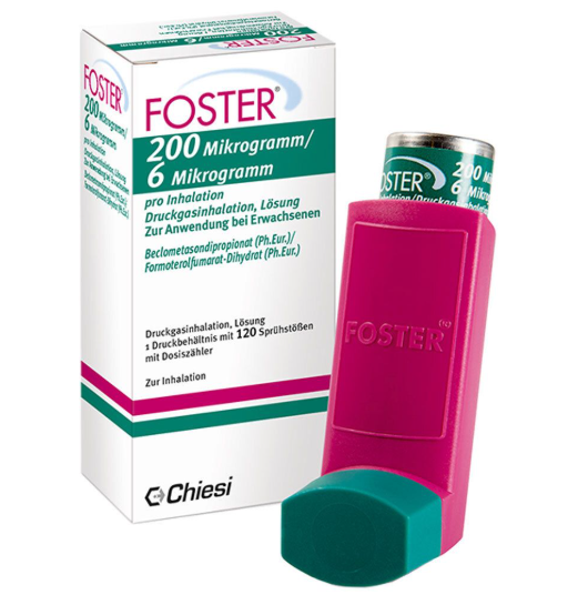 FOSTER INHALER 200/6 MCG 1S | Meri Pharmacy