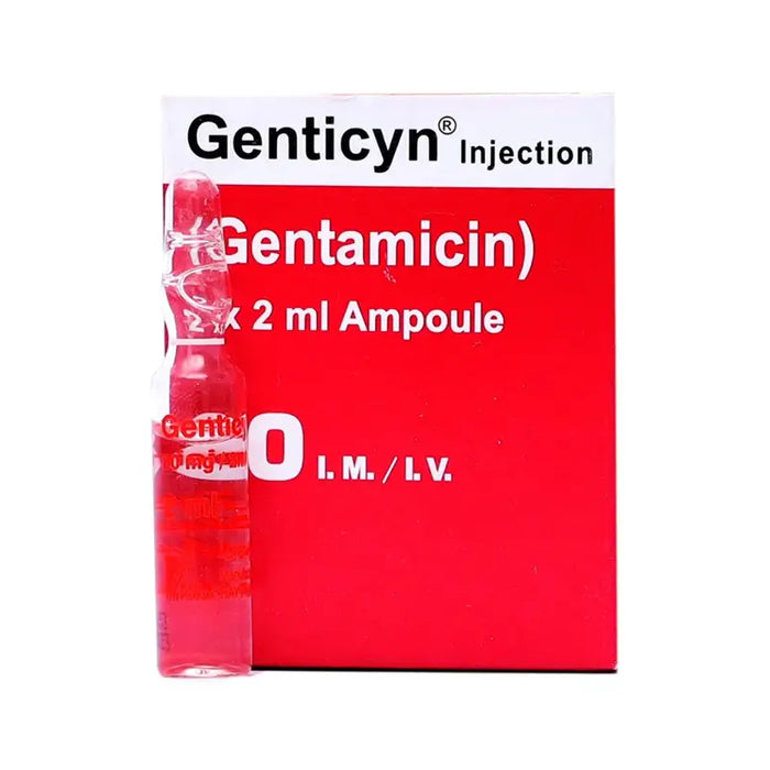 GENTICYN 80MG INJECTION 1X2'S