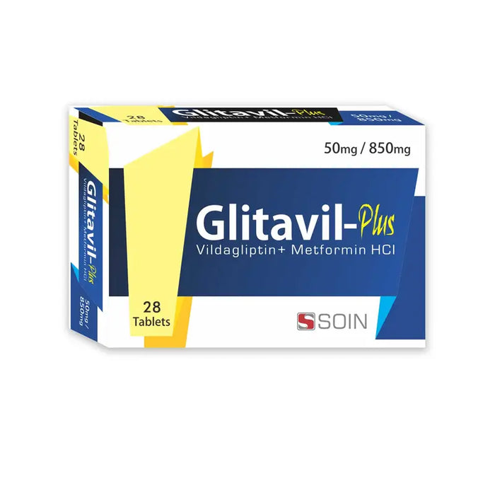 GLITAVIL-PLUS TABLET 50MG/850MG  4X7S