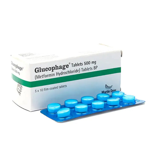 GLUCOPHAGE TABLET 500MG 5X10s
