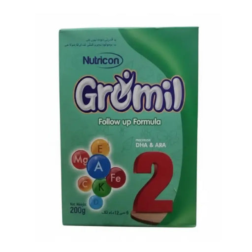 Nutricon Gromil Follow up Formula packaging on a white background