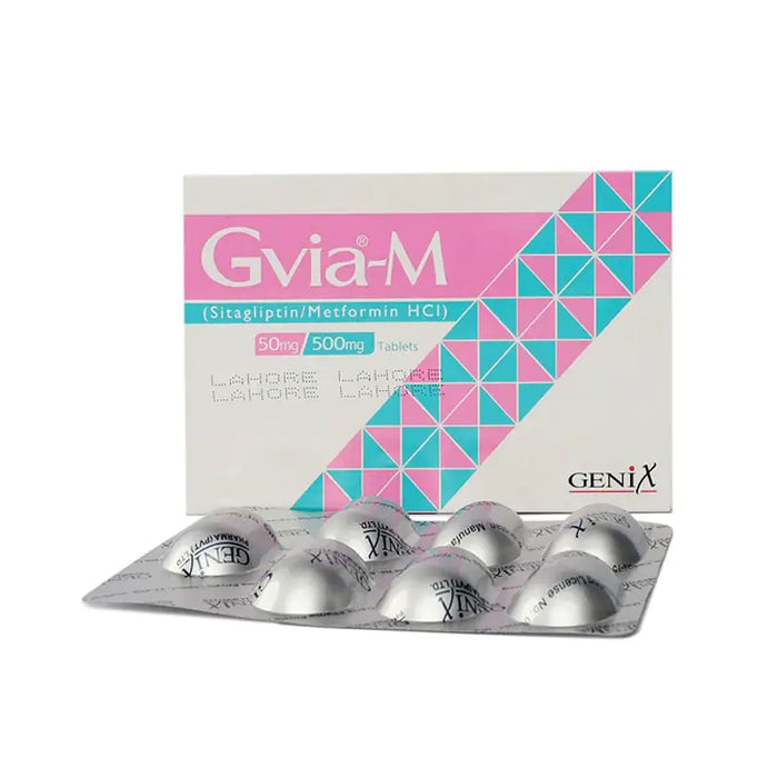 GVIA-M 50MG/500MG TABLET 4X7S