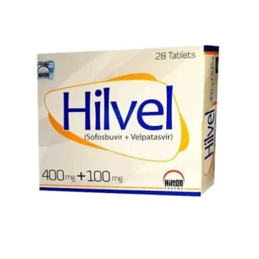 Box of Hilvel tablets with 28 tablets on a white background