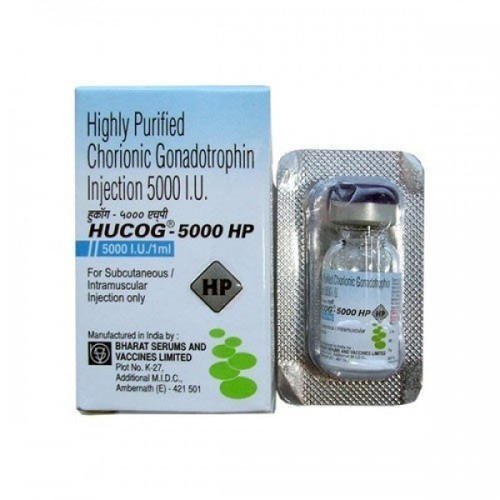 HUCOG 5000IU INJECTION 1'S